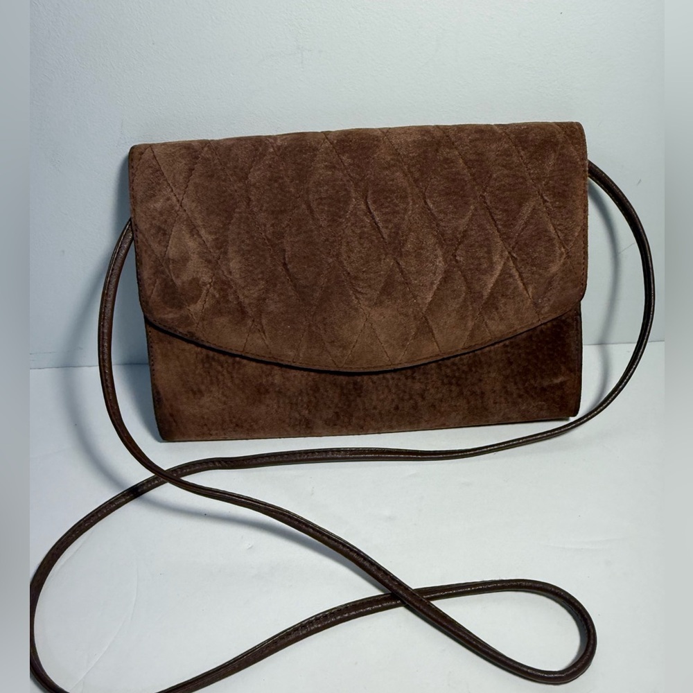 90s Suede Purse Crossbody